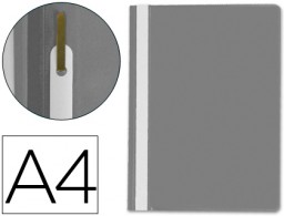 Carpeta dossier fastener Q-Connect A4 PVC gris